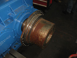 Reparatur einer KUMERA Getriebe