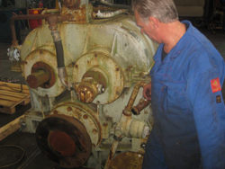 Inspection and repair by OEM of Kuypers propulsion gearbox