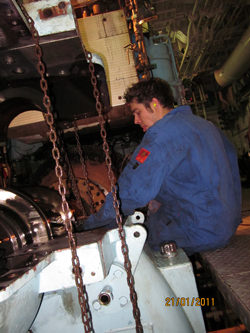 Lohmann Stolterfoht gearbox inspection