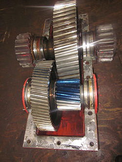 Inspection of a M.A.N. gearbox