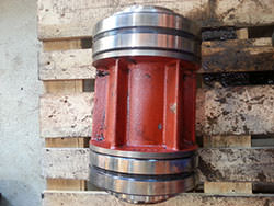 Service on a M.A.N. gearbox