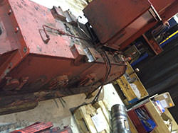 Reparatur einer M.A.N. Getriebe