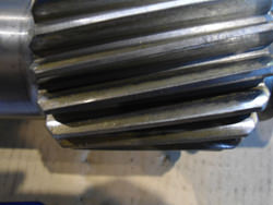 M.A.N. gear damage repair