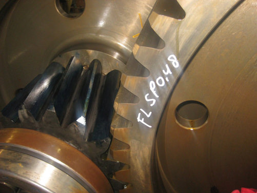 M.A.N gearbox damage