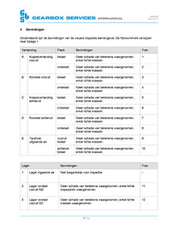 Inspektion av en MASSON växellåda