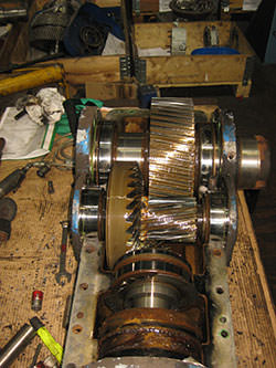Reparatur einer PIV Getriebe