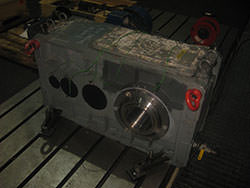 Service on a PIV gearbox