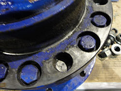 Repair of a REGGIANA PLANETARY GEARBOX gearbox