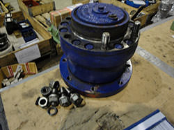 Service on a REGGIANA PLANETARY GEARBOX gearbox