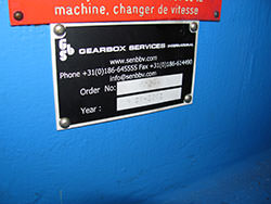 Service on a SANTASALO gearbox