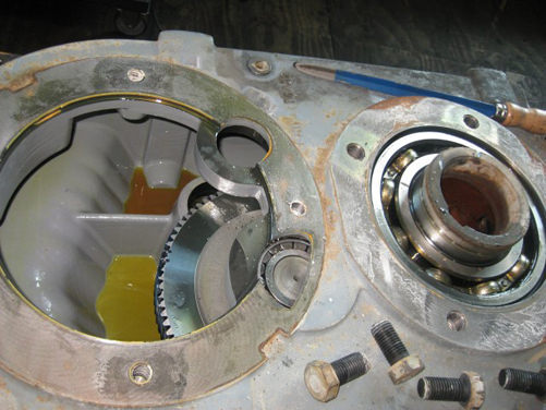 SEW reducer repair