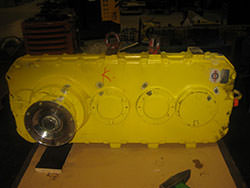 Inspection of a VALMET gearbox