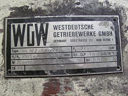 Reparación de una caja de cambios WGW