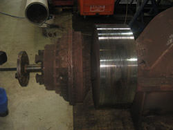 Service on a WGW gearbox