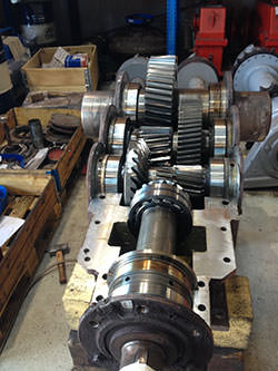 Repair of a WGW gearbox