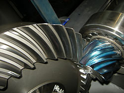 Service on a WGW gearbox