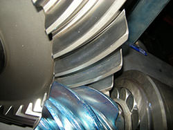 Service on a WGW gearbox