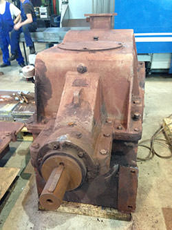 Repair of a WGW gearbox