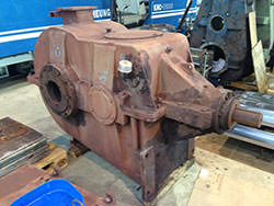 Service on a WGW gearbox