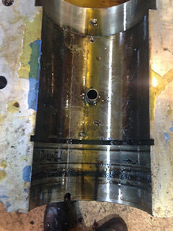 Repair of a WGW gearbox