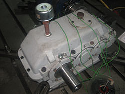Service on a WGW gearbox