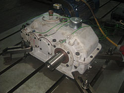 Service on a WGW gearbox