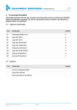 Inspektion eines ZPMC Getriebe