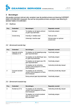 Riparazione di un cambio ZPMC