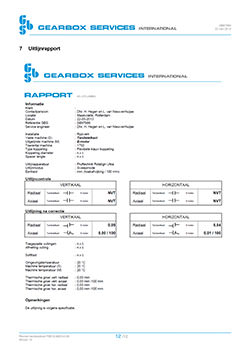 Reparatur einer ZPMC Getriebe