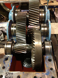 Repair of a ZPMC gearbox