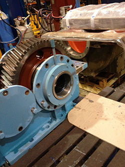 Service on a ZPMC gearbox