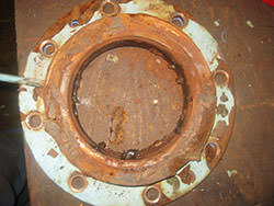 Service on a ZPMC gearbox