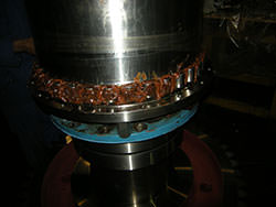 Service on a ZPMC gearbox