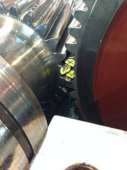 Inspection of a ZPMC gearbox