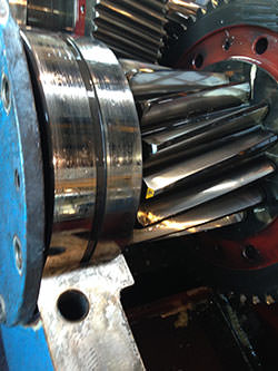 Repair of a ZPMC gearbox