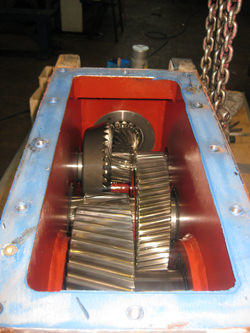 Repair of a ZPMC gearbox