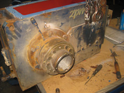 Service on a ZPMC gearbox