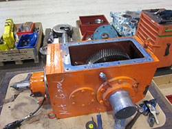 Service on a ZPMC gearbox