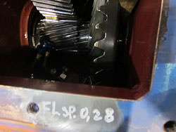 Service on a ZPMC gearbox