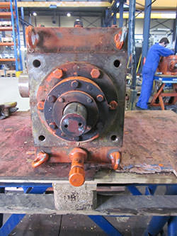 Service on a ZPMC gearbox