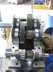 Inspection and revision on a WGW KCN 140 gearbox